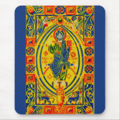 Byzantine volkskunst Jezus Muismat (Voorkant)