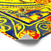 Byzantine volkskunst Jezus Poster (Hoek)