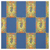 Byzantine volkskunst Jezus print Stof (Swatch)