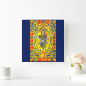 Byzantine volkskunst Jezus Vierkante Klok (Huis)