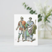 Byzantine Warrior en kanselier Briefkaart (Staand voorkant)