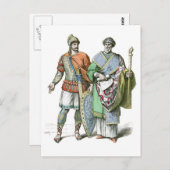 Byzantine Warrior en kanselier Briefkaart (Voorkant / Achterkant)
