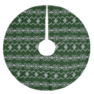 Byzantium Groen & Zilver Kerstboom Rok