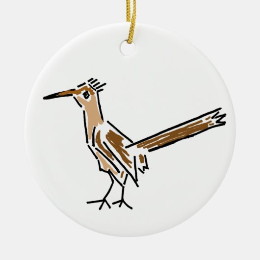BZ- Funky Roadrunner Ornament (Voorkant)