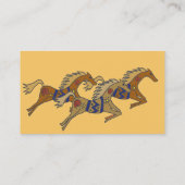 BZ- Galloping Horses Visitekaartje... Visitekaartje (Achterkant)