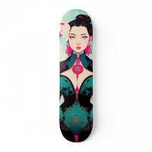 BZ Omnibus Angel Koos aangepast skateboard Deck
