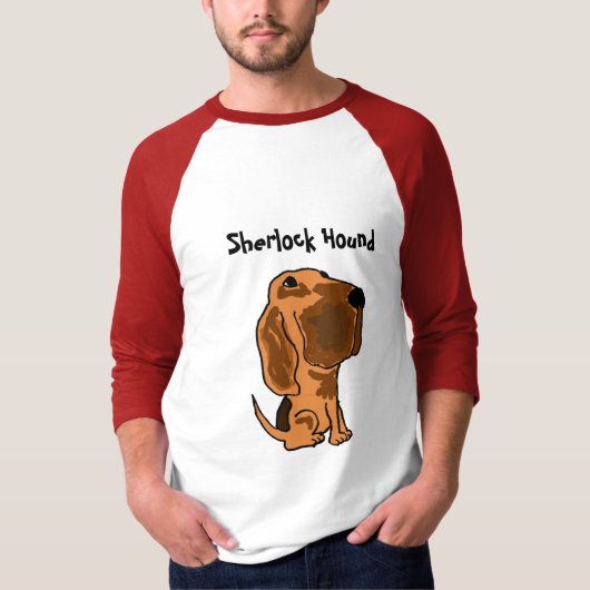 BZ- Sherlock Hound Bloodhound Shirt (Voorkant)