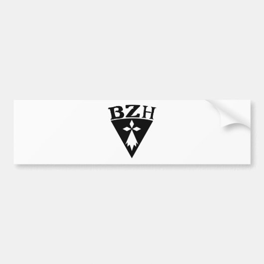 BZH Breizh Bretagne Bumpersticker (Voorkant)