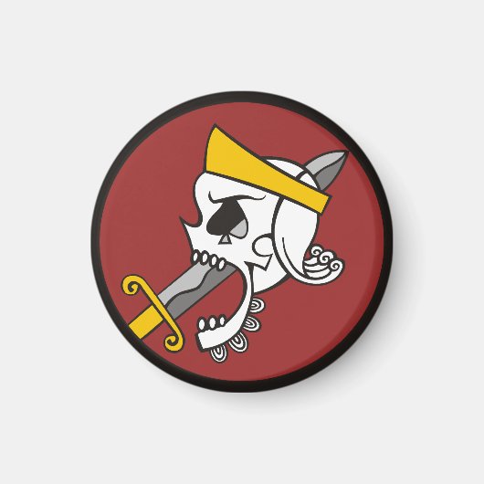 BZRD Zombie Killer Logo Magnet (Voorkant)