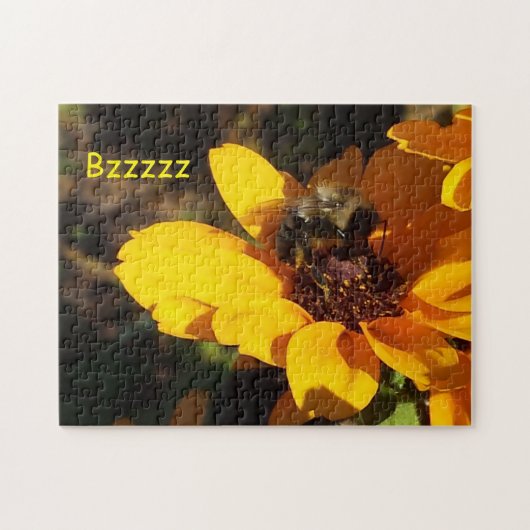 Bzzzy Bee op Black Eyed Susan Legpuzzel (Horizontaal)