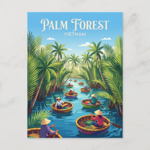 Cẩm Thanh Nipa Palm Bos Vietnam Briefkaart