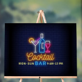 C0cktail auto neon teken acryl bord (Neutraal)