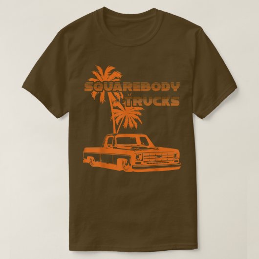 C10, Jimmy, slammed, Squarebody Truck, Suburban, B T-shirt (Design voorkant)