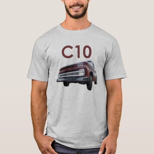 C10 rood T T-shirt (Voorkant)
