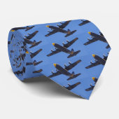 C130 Fat Albert, C130 Fat Albert, C130 Fat Albe... Stropdas (Opgerold)