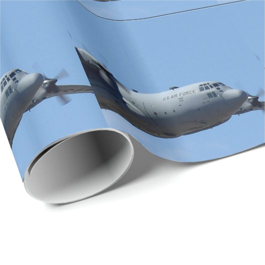 C130 HERCULES EN A10 WARTHOG IN FORMATIE CADEAUPAPIER (Rol Hoek)