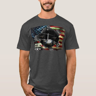 C130 Hercules luchtmacht militair veteraan Pride V T-shirt