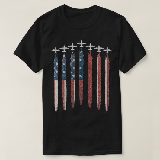 C130 Hercules militair Vliegtuig American F T-shirt (Design voorkant)