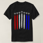 C130 Hercules Schepper Militair Vliegtuig Rood wit T-shirt (Design voorkant)