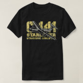 C141 Startlifter C141 Militair militair vliegdeksc T-shirt (Design voorkant)