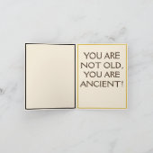 C14 datering oude grap gelukkige verjaardag kaart (Binnen)