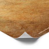 C18th Scotland and Sassenachs Map Art Poster (Hoek)