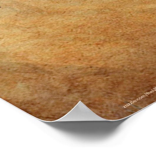 C18th Scotland and Sassenachs Map Art Poster (Hoek)