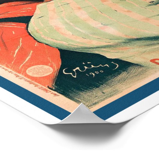 c1900 FRANS AFFICHE  Poster (Hoek)