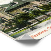 c1910 Public Library, Pasadena, CA Poster (Hoek)