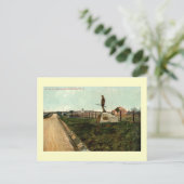 c1915 Statuut van John Burns GETTYSBURG PENNSYLVAN Briefkaart (Staand voorkant)