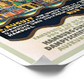 c1930s REISPOSTER DUITSLAND NAAR RUSLAND  Poster (Hoek)