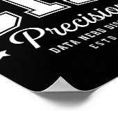 C1x C1x Precision Data Nerd aan het putten  Poster (Hoek)