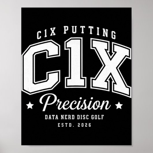 C1x C1x Precision Data Nerd aan het putten  Poster (Voorkant)