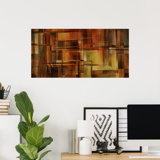 c218 abstract ontwerp poster (Thuiskantoor)