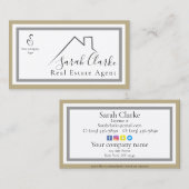 C21 Black Rooftop-Visitekaartje Visitekaartje (Voorkant / Achterkant)