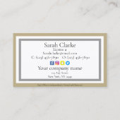 C21 Black Rooftop-Visitekaartje Visitekaartje (Achterkant)