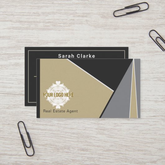 C21 Colors Abstract Visitekaartje (Voorkant / Achterkant in situ)