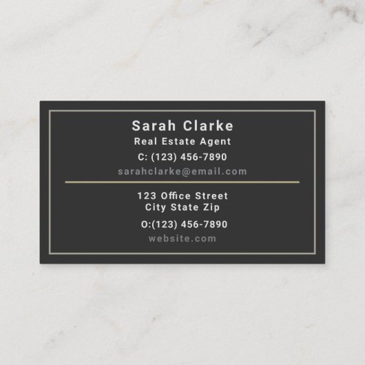 C21 Colors Abstract Visitekaartje (Achterkant)