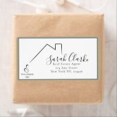 C21 zwarte daktop etiket (Insitu)