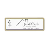 C21 zwarte daktop etiket (Voorkant)