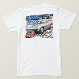 C2 Corvette - 2-zijdig Mannen T-shirt