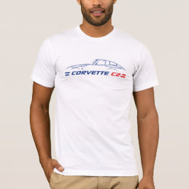C2 Corvette - 2-zijdig Mannen T-shirt