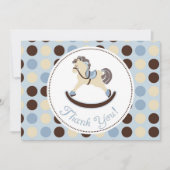 C2-kaart voor Rocking Horse Boy Bedankkaart (Voorkant)