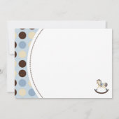 C2-kaart voor Rocking Horse Boy Bedankkaart (Achterkant)