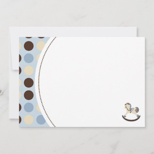 C2-kaart voor Rocking Horse Boy Bedankkaart (Achterkant)