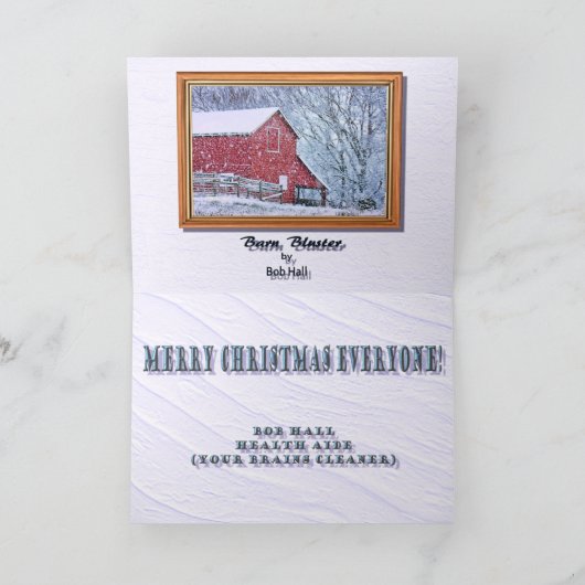 C2 kerstkaart feestdagen kaart (Binnen)