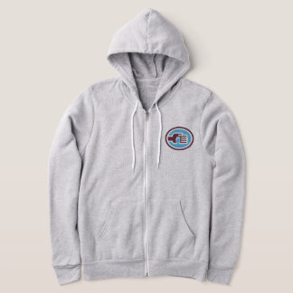 C2B: 2T-LTBlu lange mouw Zip-D Hoodie