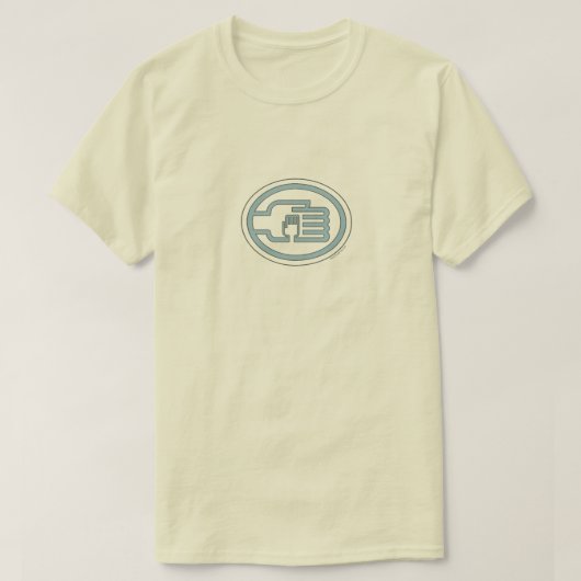 C2B: 2T-Outline Blu Basic T-shirt (Design voorkant)