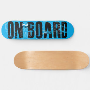 C2B: AAN BOORD 8 1/2" BLU Skateboard Deck