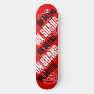 C2B: AAN BOORD 8 1/2 "RED Skateboard Deck
